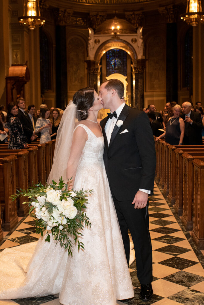 Cathedral Basilica of Saints Peter and Paul wedding photographer