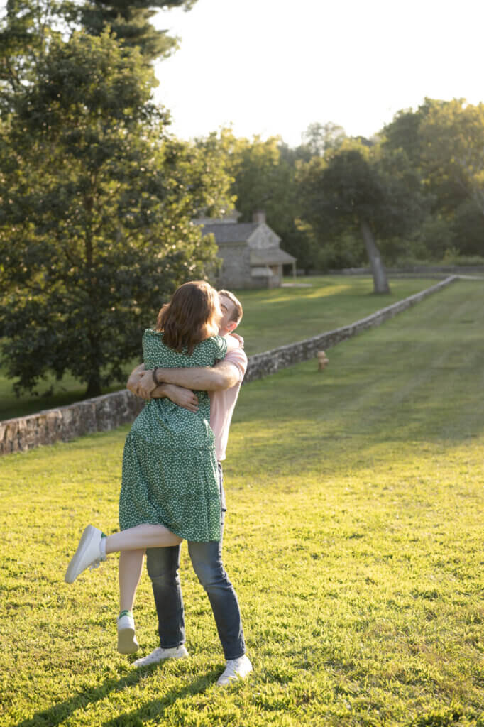 valley forge park engagement session in pennsylvania