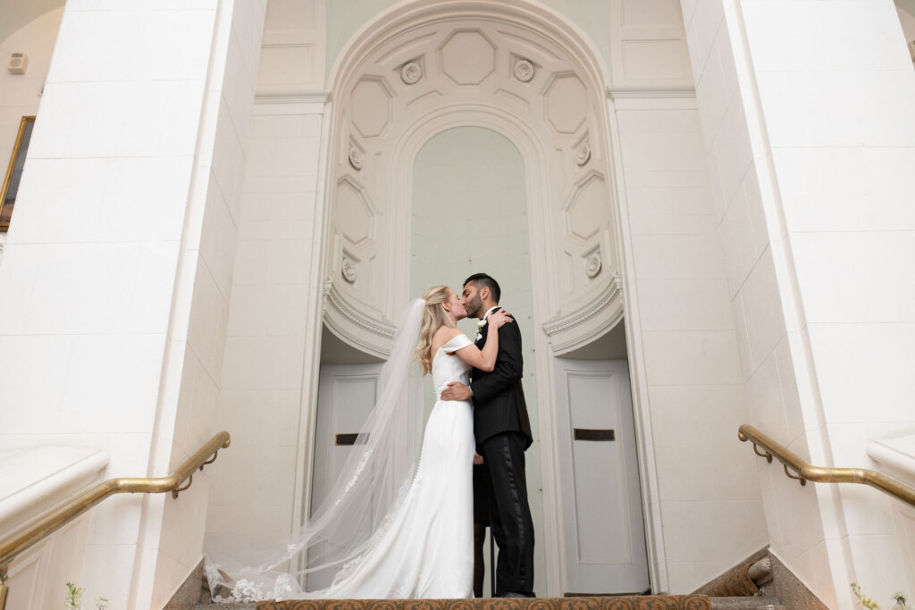 Wedding Ceremony at American Swedish Historical Museum in Philadelphia, PA
