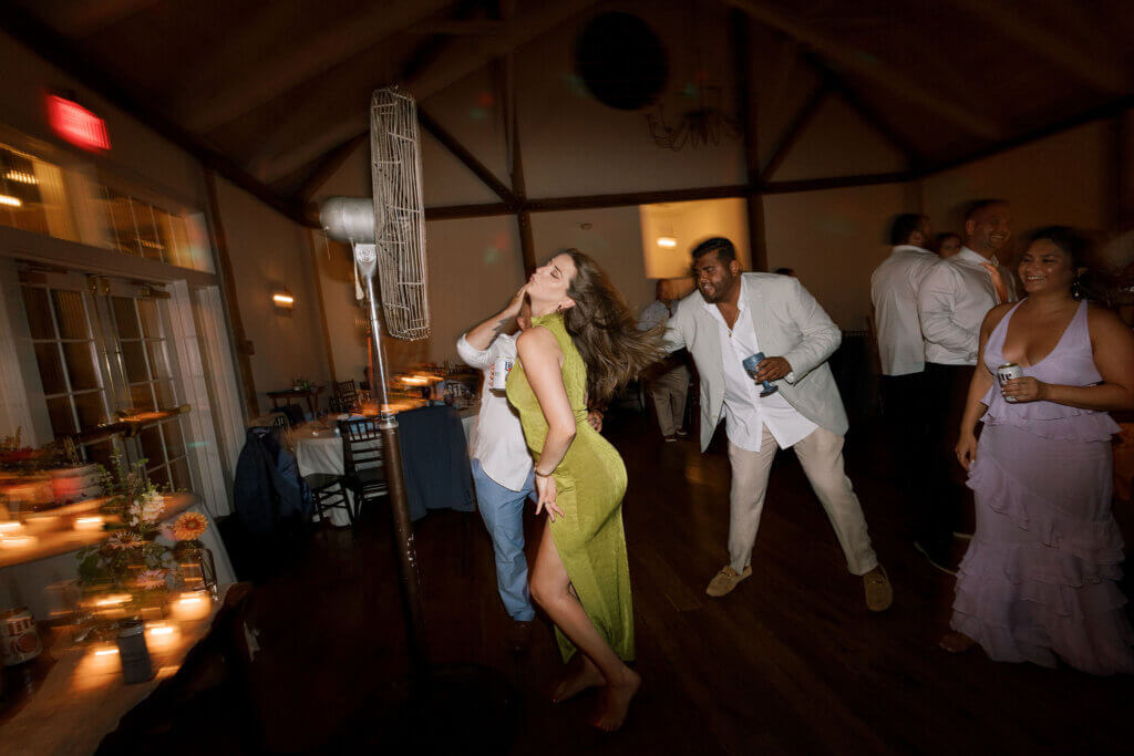 The guests dancing the night away at Riverdale Manor in Lancaster, Pennsylvania.